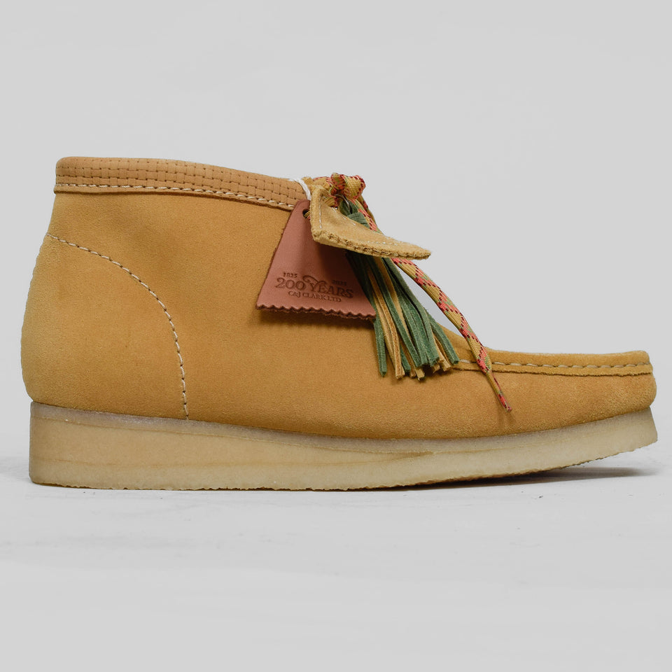 Clarks Originals Wallabee Boot - Golden Tan Suede