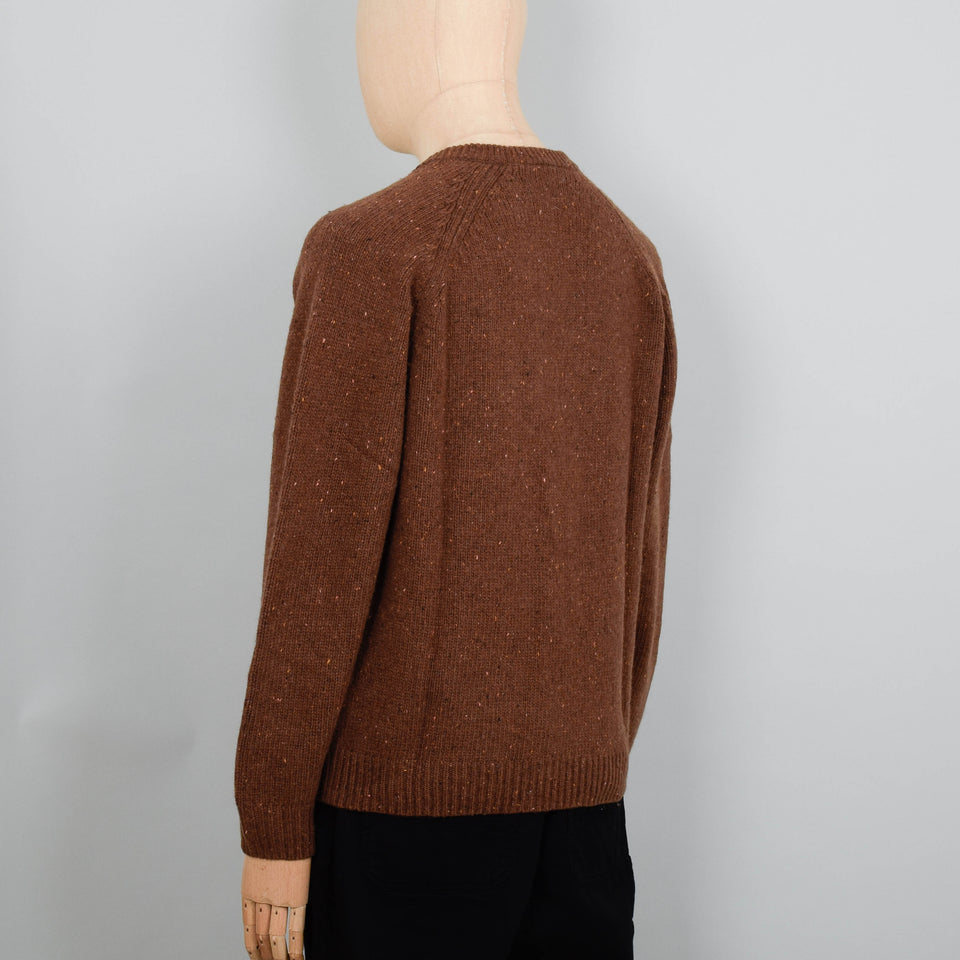 Carhartt WIP Anglistic Sweater  - Speckled Tamarind