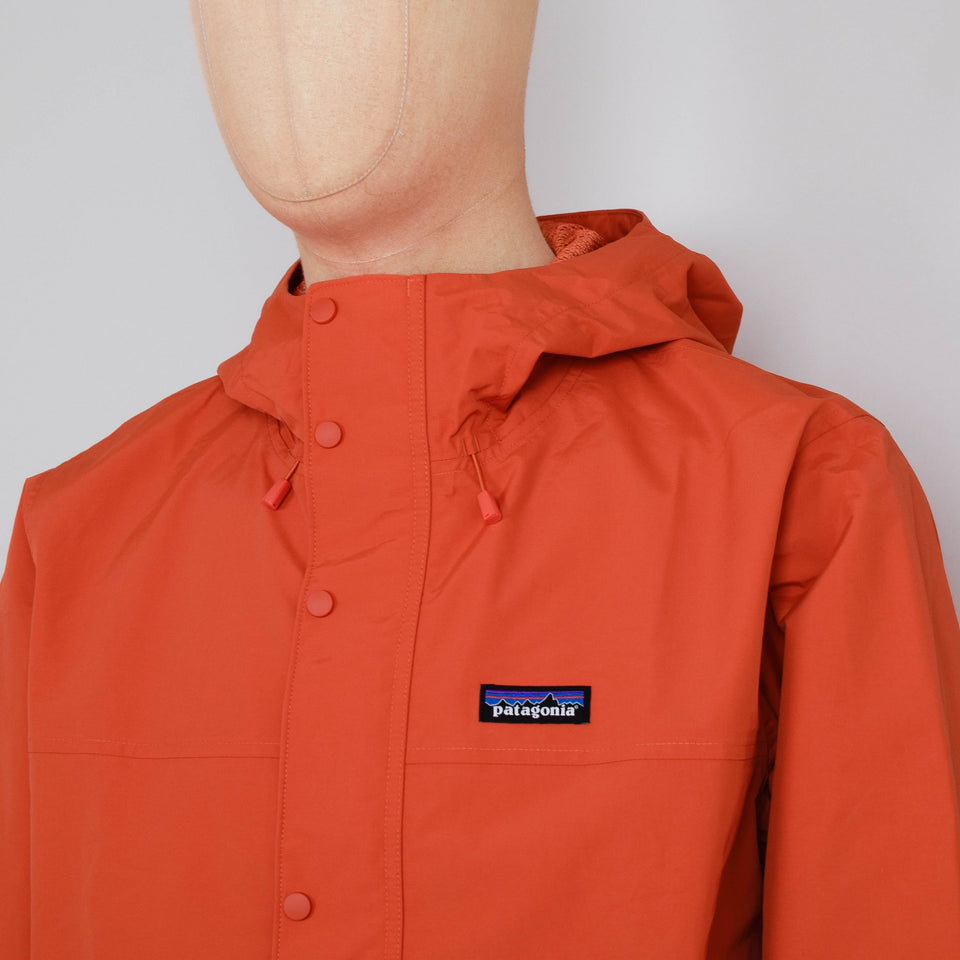 Patagonia M's Outdoor Everyday Rain Jacket - Coal Orange