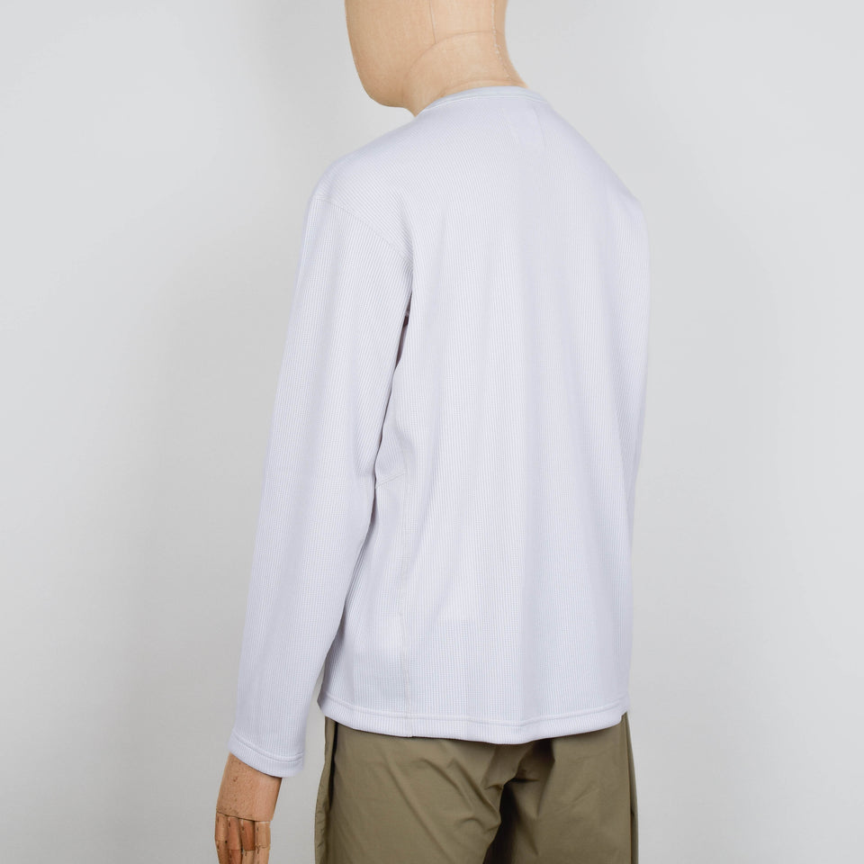 Snow Peak Dry Thermal Long Sleeve T-Shirt - Off White