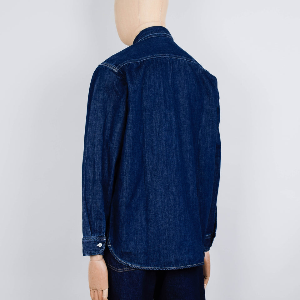 Edwin Work Shirt - Blue Dark Used