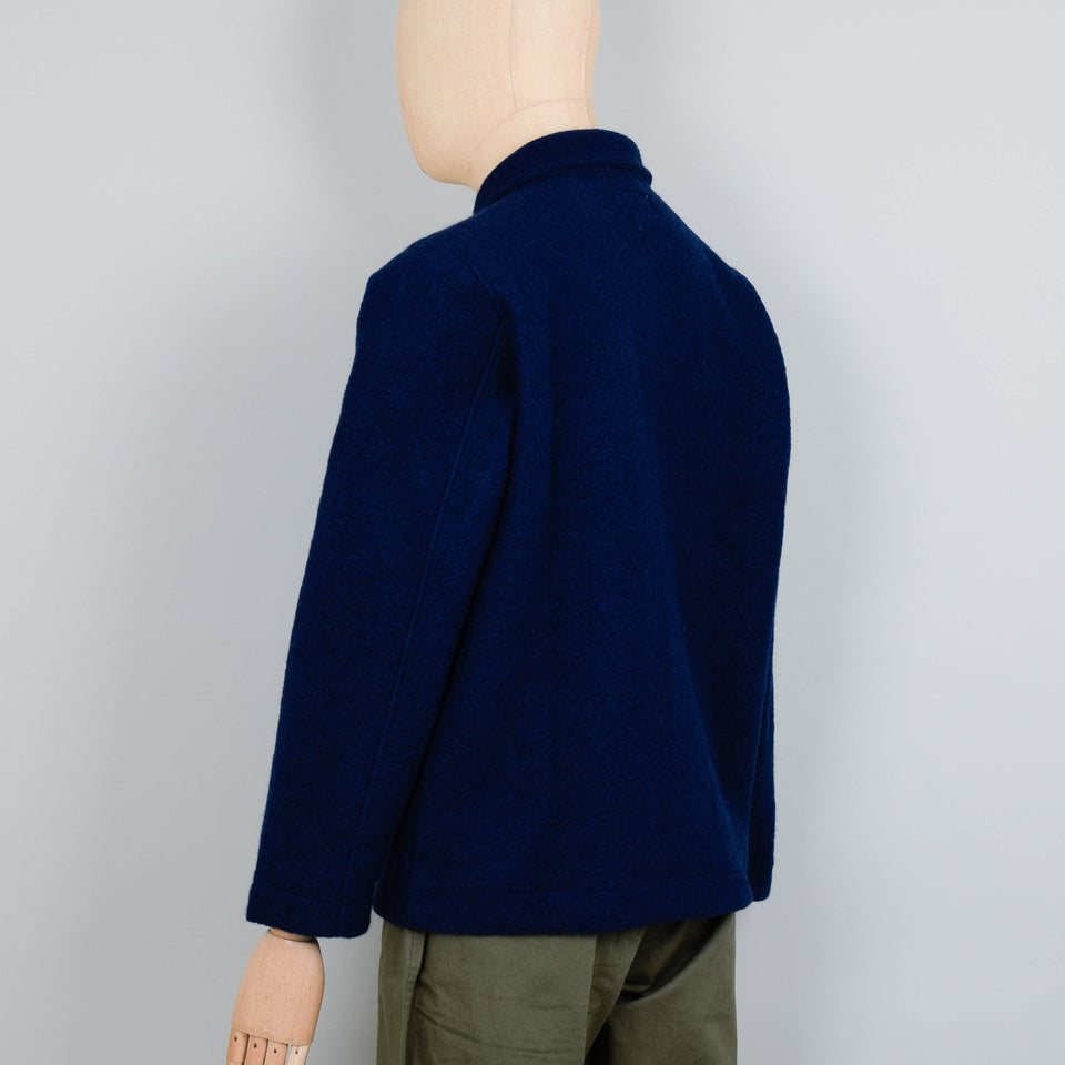 Universal Works Wool Fleece Field Jacket - Indigo