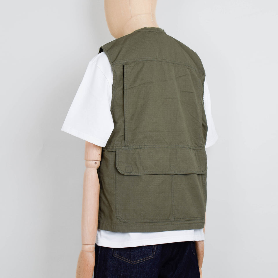 Orslow Utility Vest - Army Green