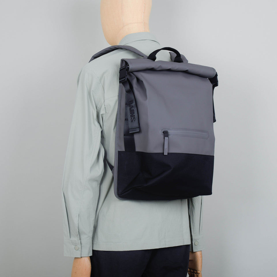 Rains Trail Rolltop Backpack W3 - Grey Mix