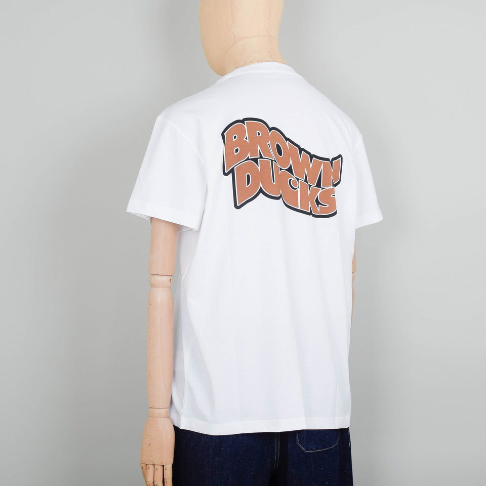 Carhartt WIP S/S Brown Ducks T-Shirt - White