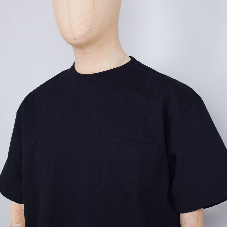 Orslow Sturdy Cotton T-Shirt With Pocket - Black
