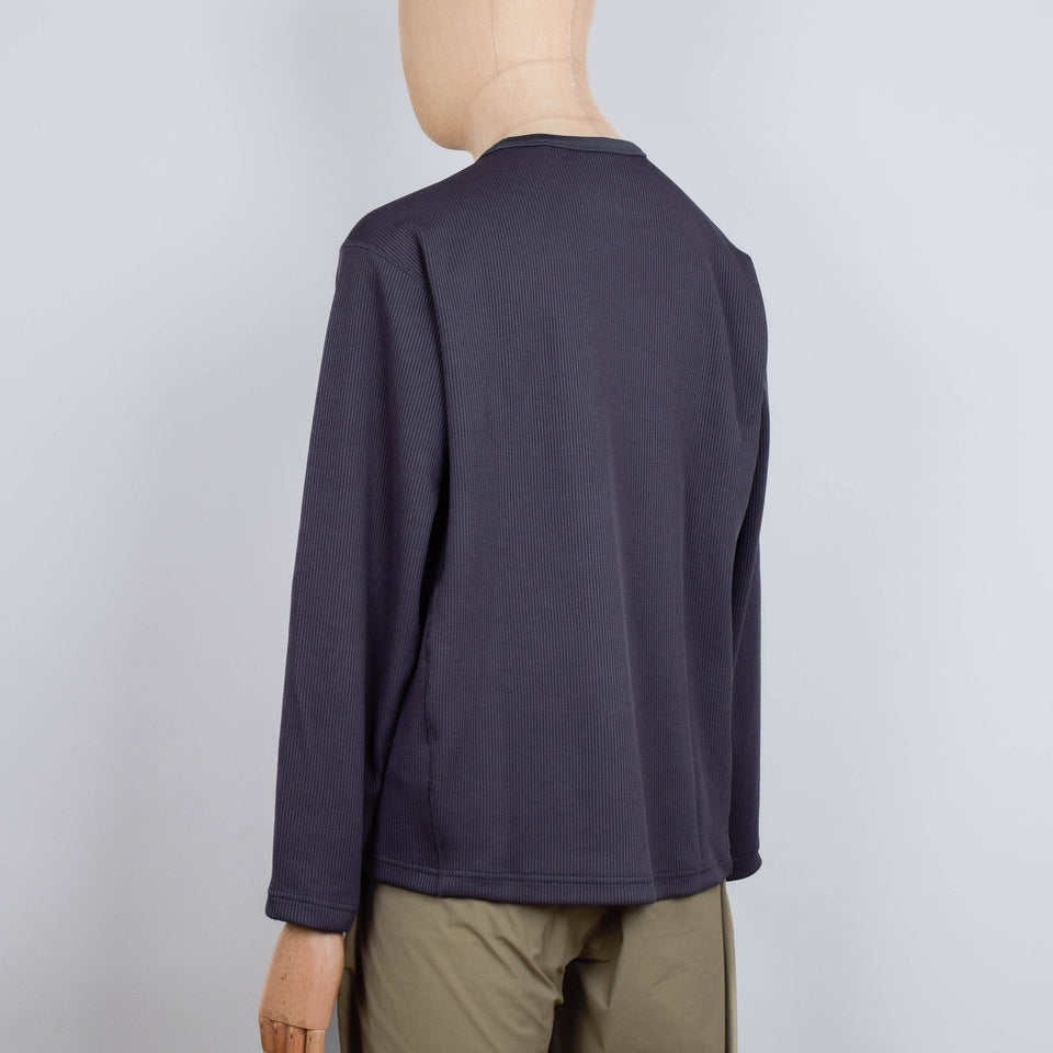 Snow Peak Dry Thermal Long Sleeve T-Shirt - Charcoal