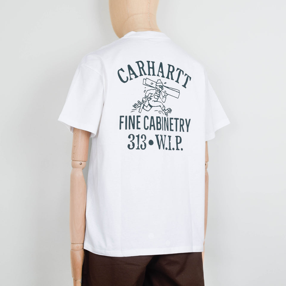 Carhartt WIP S/S Cabinetry T-Shirt - White /  Black