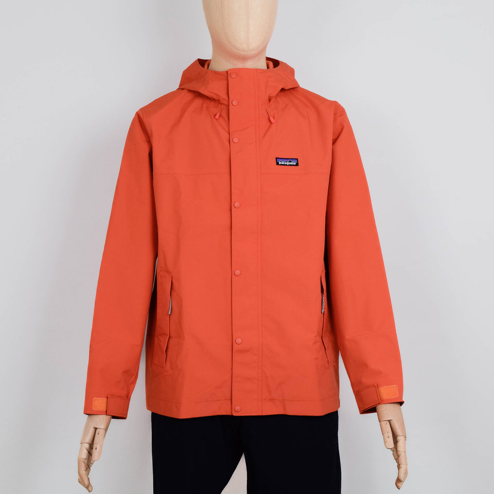 Patagonia M's Outdoor Everyday Rain Jacket - Coal Orange