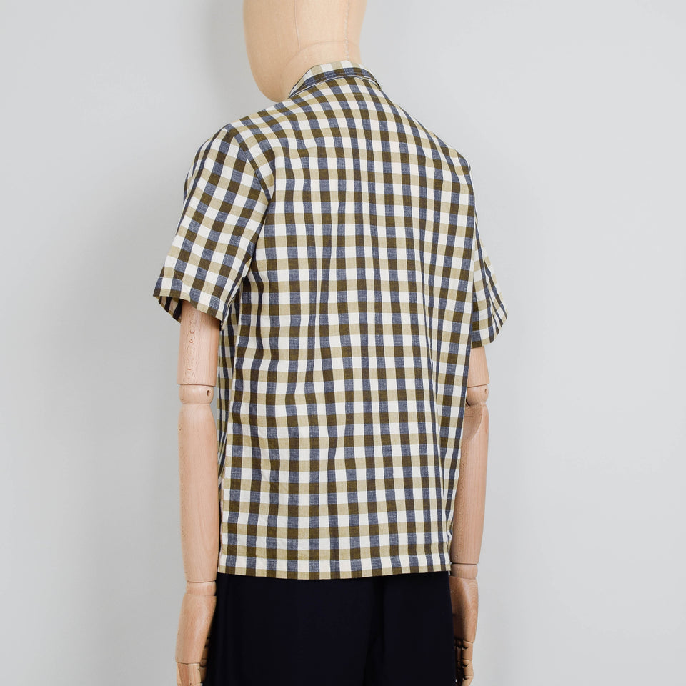 Universal Works Road Shirt Aberdeen Lincot - Olive