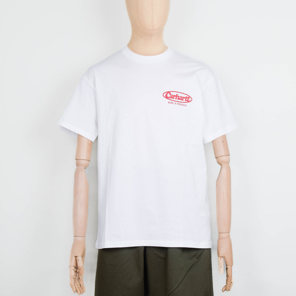 Carhartt WIP S/S Logo T-Shirt - White