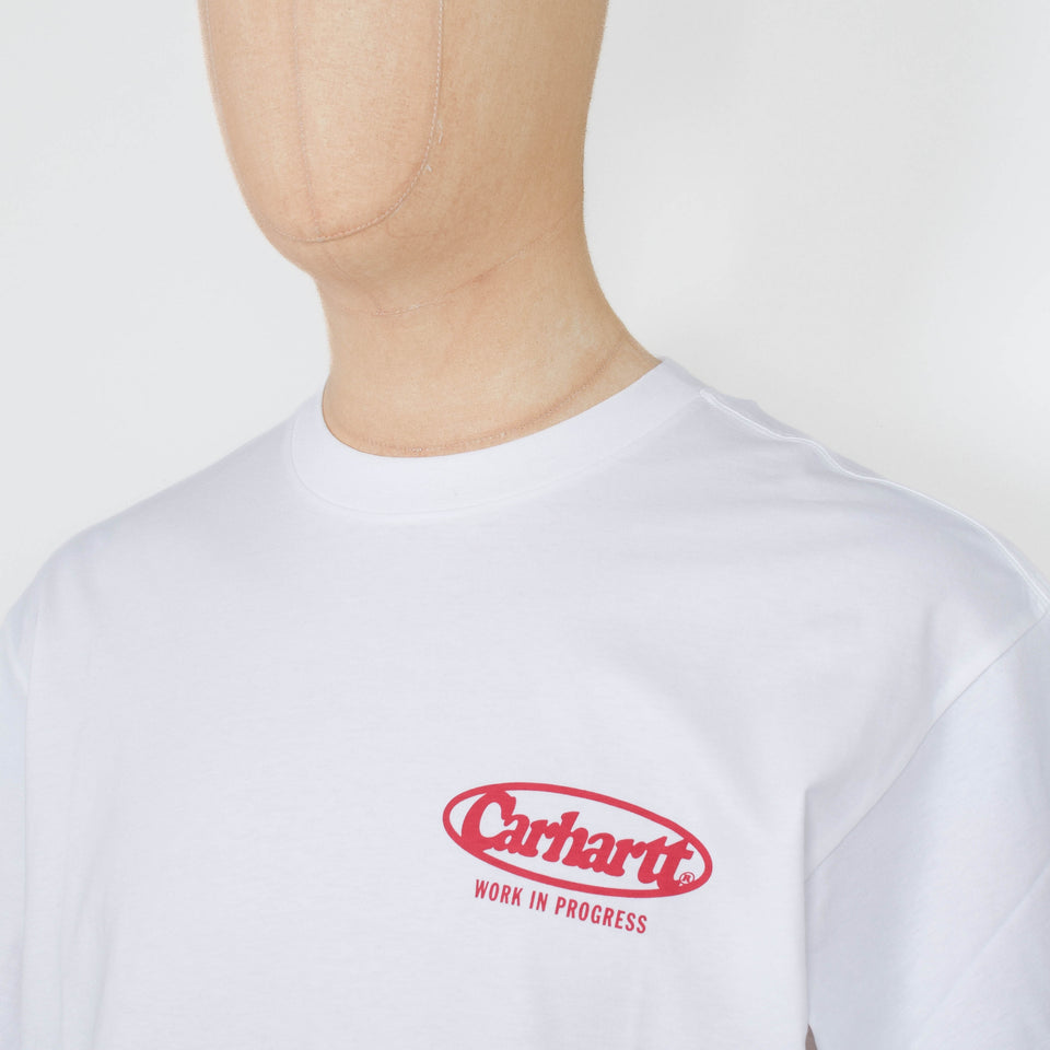 Carhartt WIP S/S Logo T-Shirt - White