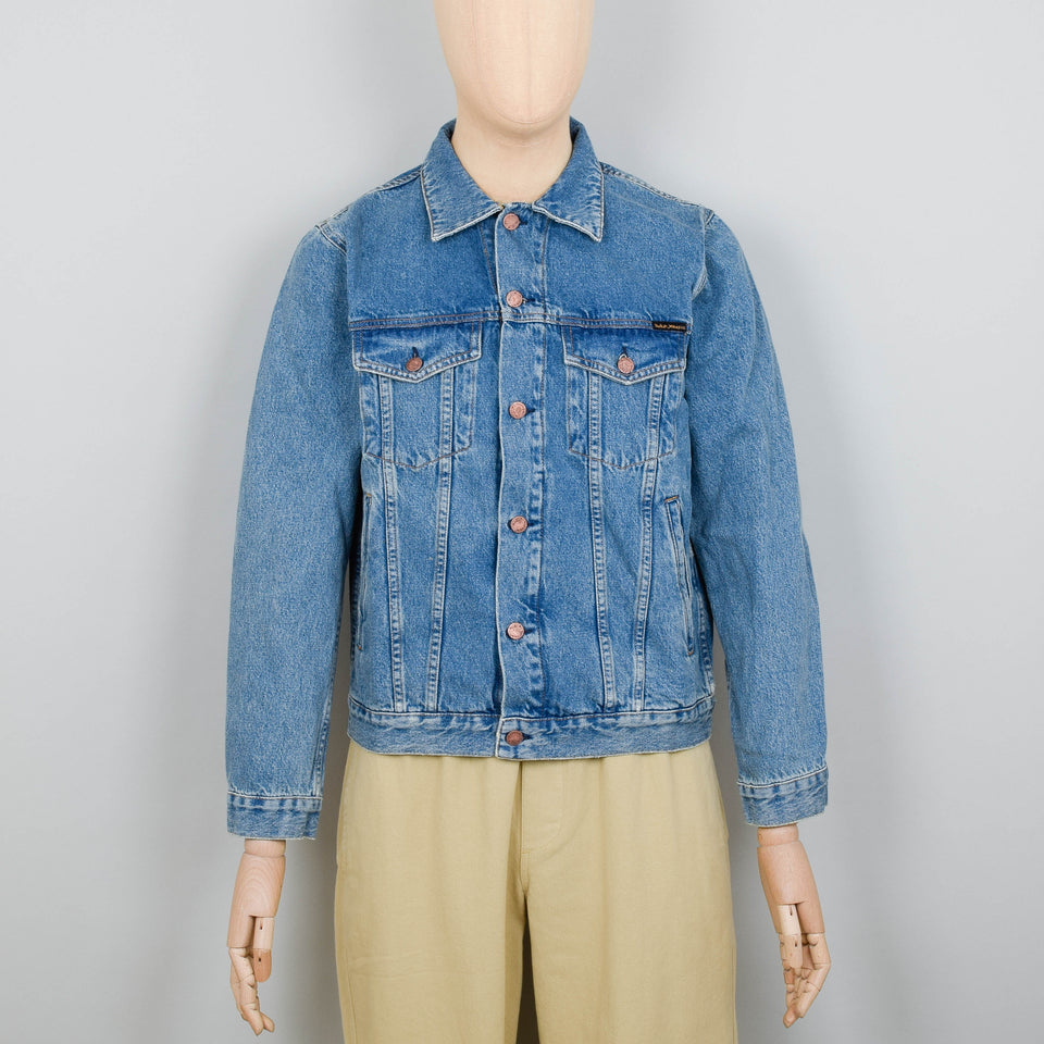 Nudie Jeans Robby Jacket - Vintage Blue Denim