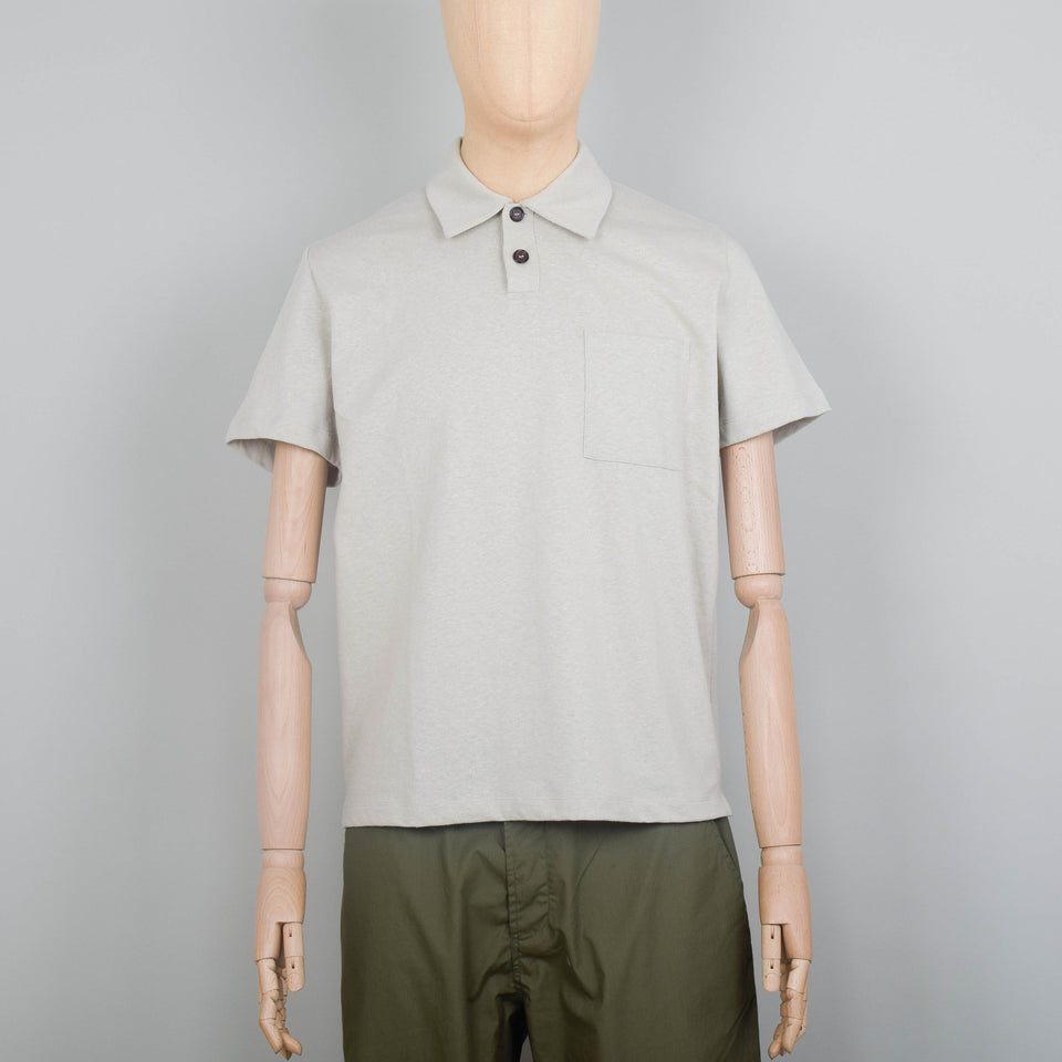 Universal Works Newlyn Polo S/S - Driftwood