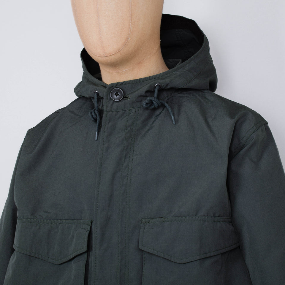 Snow Peak TAKIBI Ripstop Adjustable Fishtail Coat - Olive