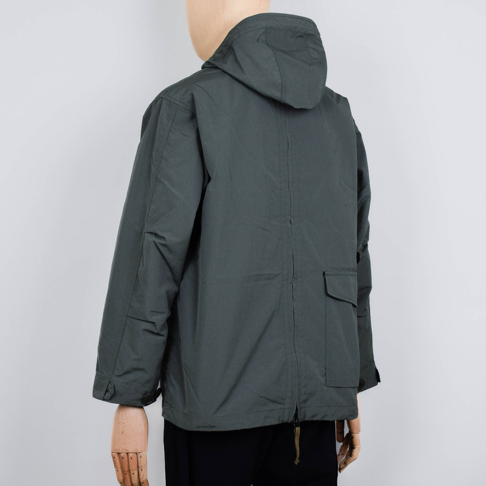 Snow Peak TAKIBI Ripstop Adjustable Fishtail Coat - Olive