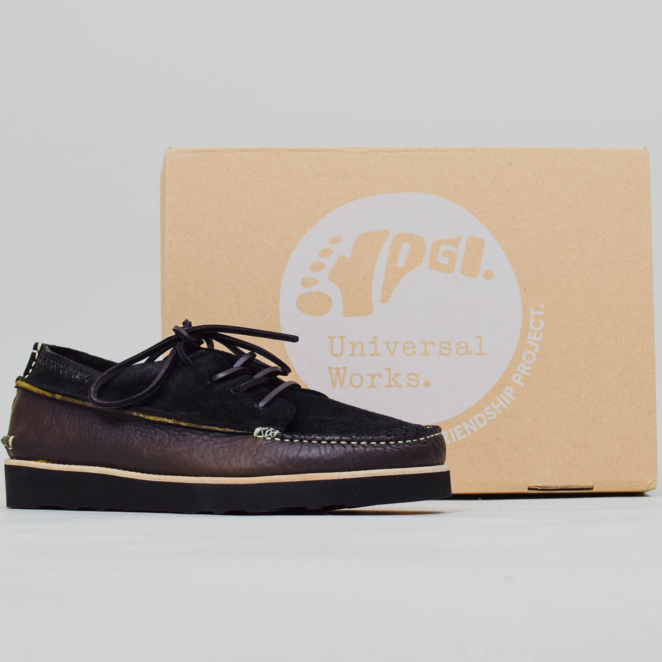 Yogi x Universal Works: Finn III on Eva Outsole - Black/Khaki