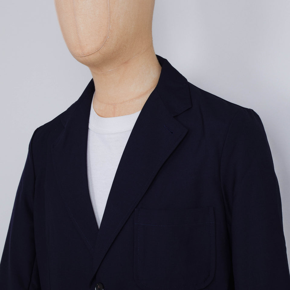 Universal Works Two Button Jacket Tropical Suiting - Navy