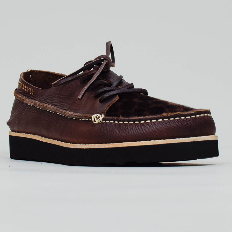 Yogi x Universal Works: Finn III on Eva Outsole - Dark Brown/Leopard