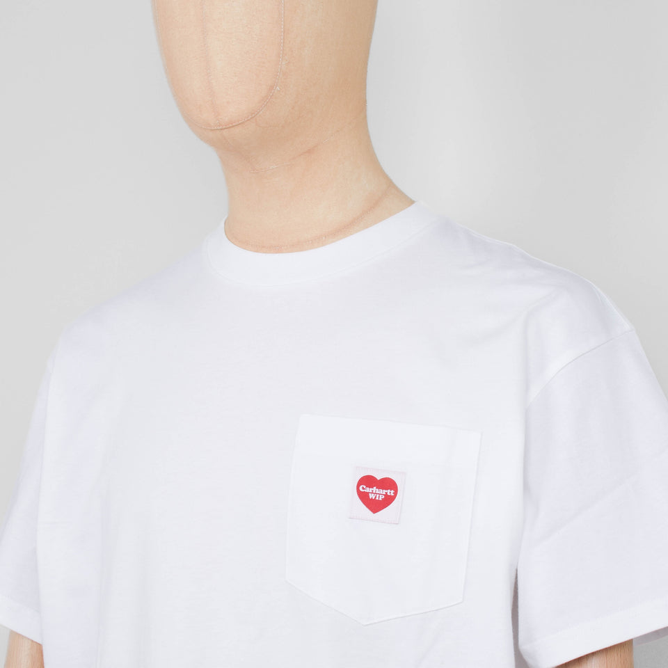 Carhartt WIP S/S Pocket Heart T-Shirt - White