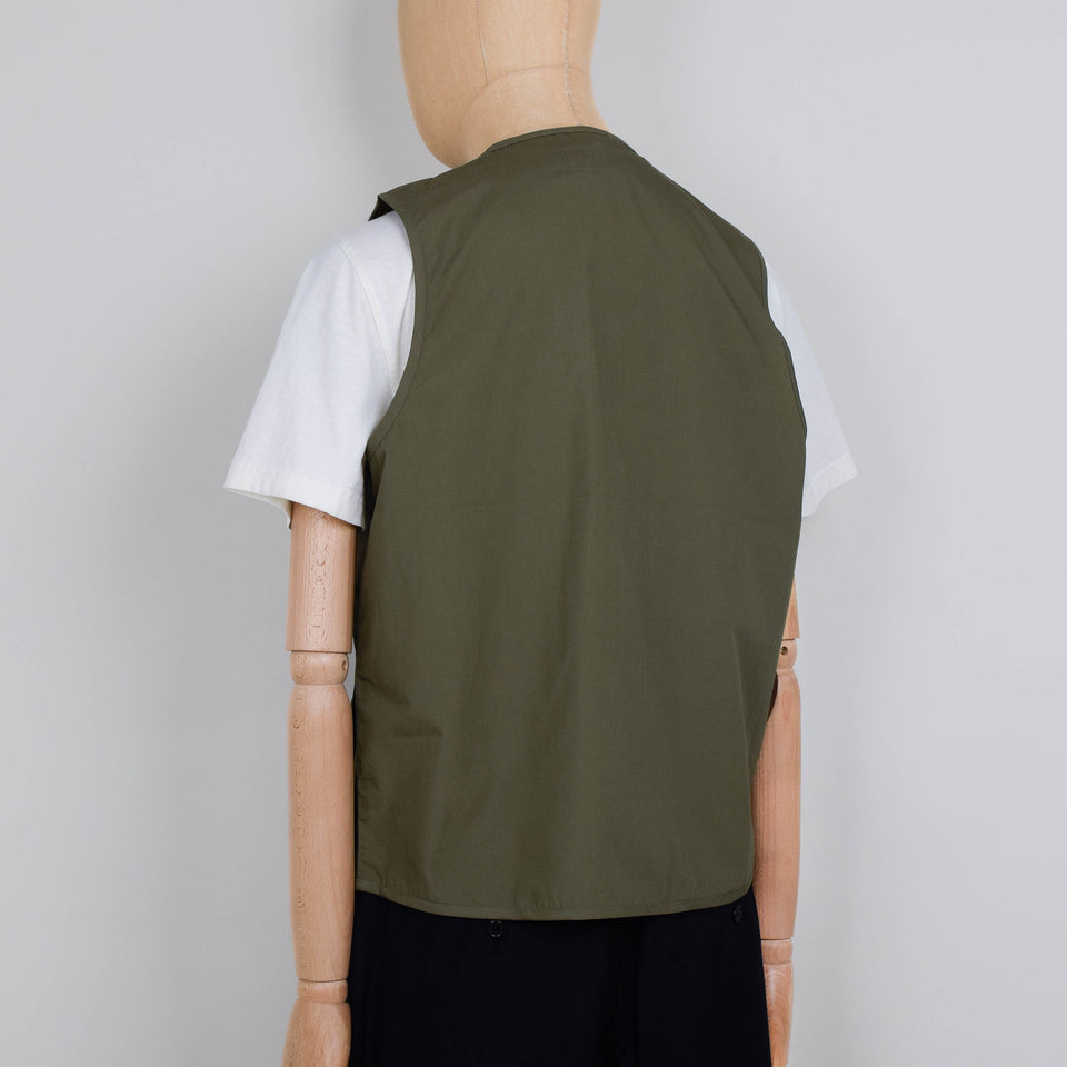 Universal Works City Waistcoat Recycled Polytech - Olive