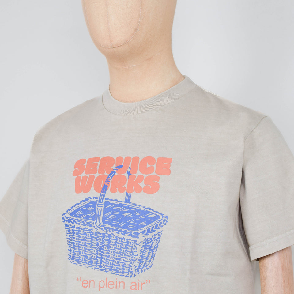 Service Works En Plein Air Tee - Stone