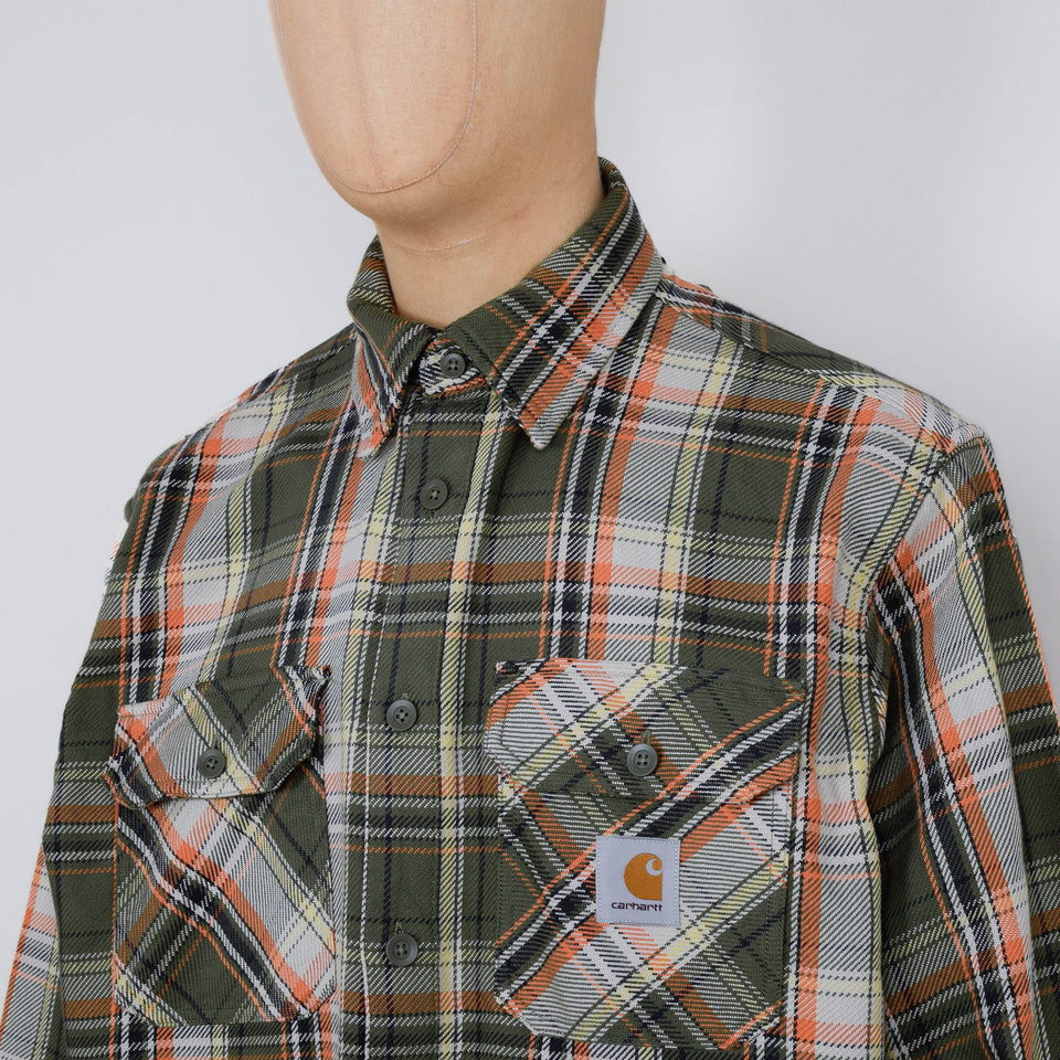 Carhartt WIP L/S Tunick Shirt - Dollar Green