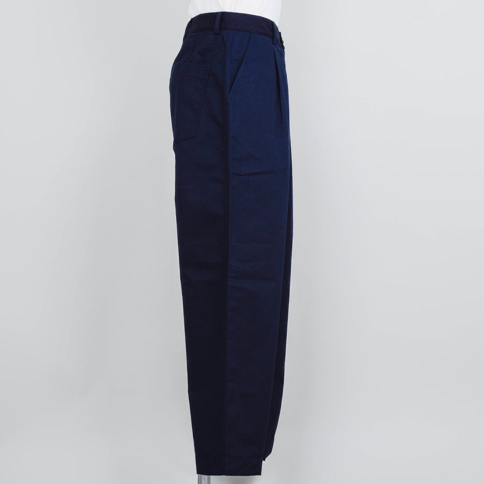 Universal Works Duke Pant Brushed Polytech- Navy