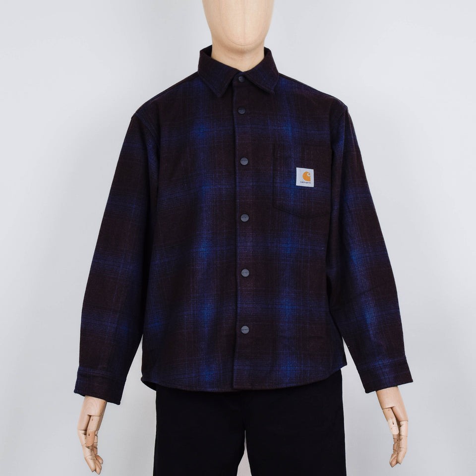 Carhartt WIP Brennan Shirt Jac - Palisander / Jupiter