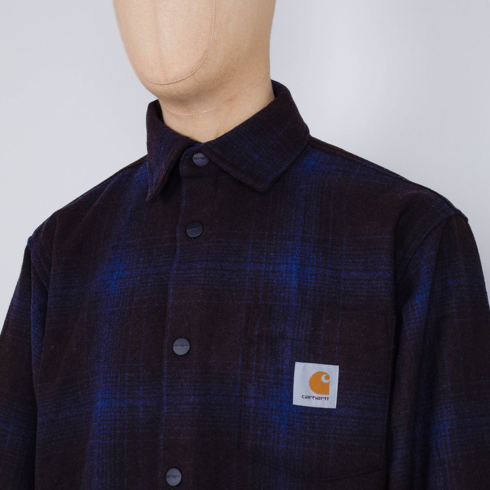 Carhartt WIP Brennan Shirt Jac - Palisander / Jupiter