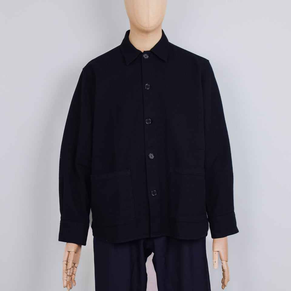 Universal Works Travail Overshirt Kendal Cotton - Black