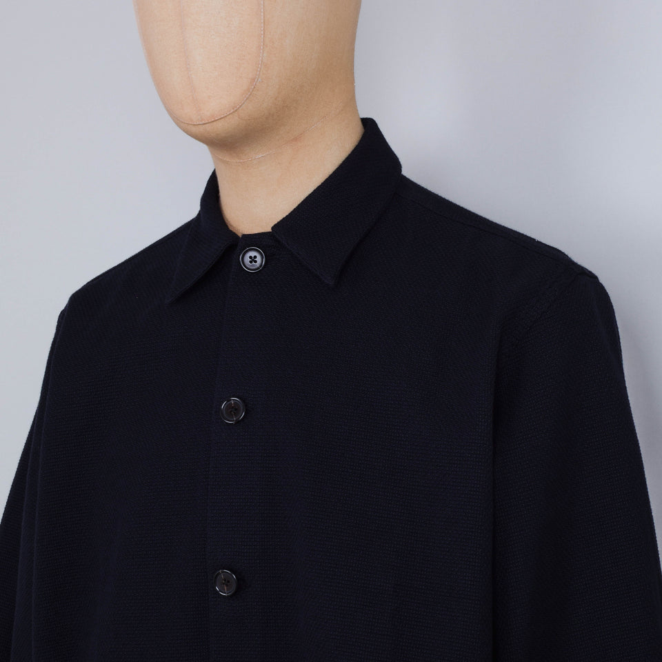 Universal Works Travail Overshirt Kendal Cotton - Black