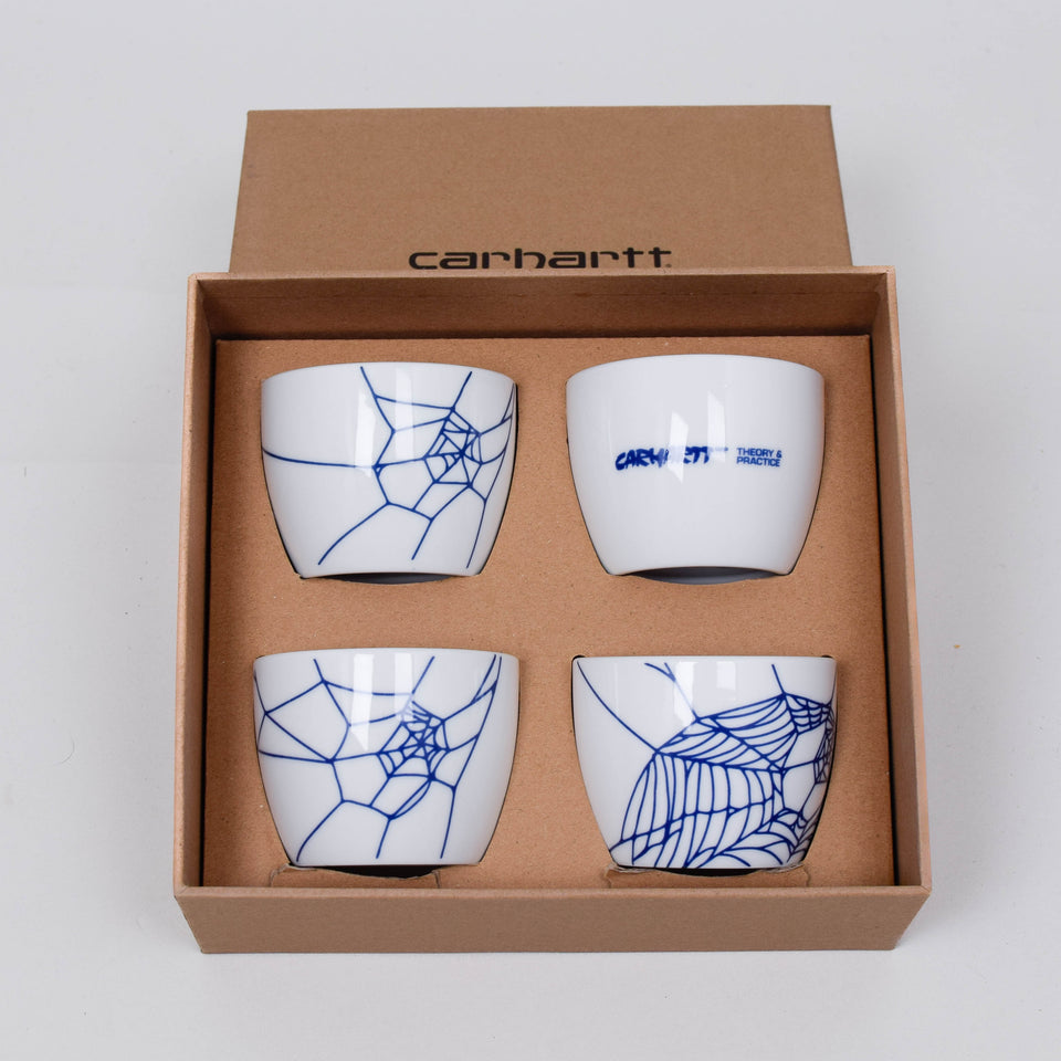 Carhartt WIP Theory and Practice Soba Cup Set Porcelain - White/Blue