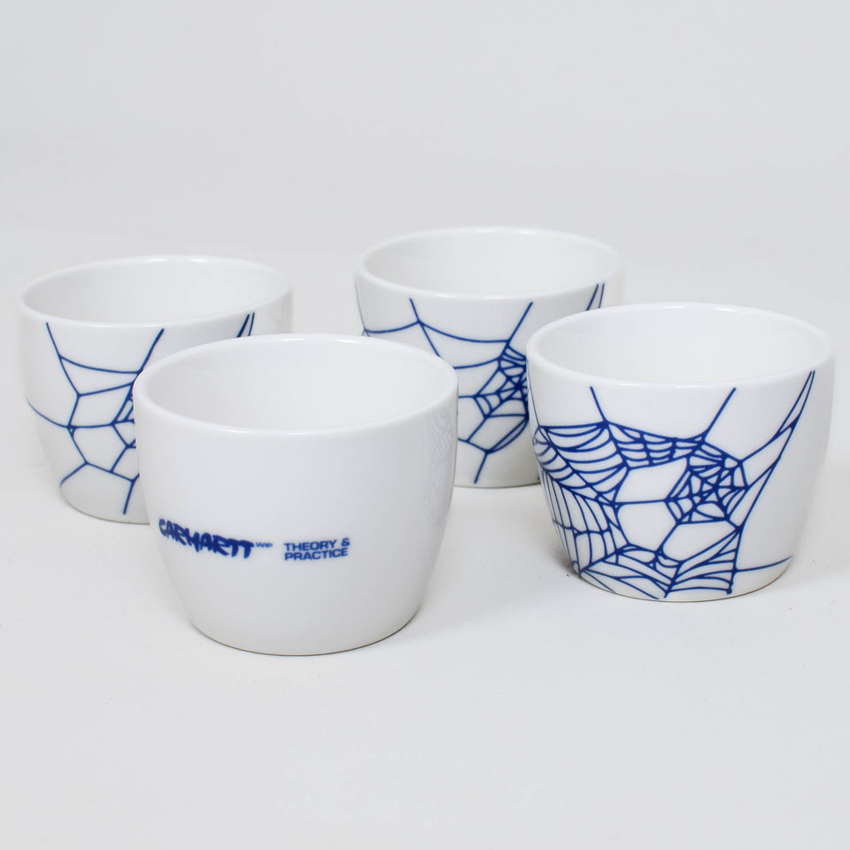 Carhartt WIP Theory and Practice Soba Cup Set Porcelain - White/Blue