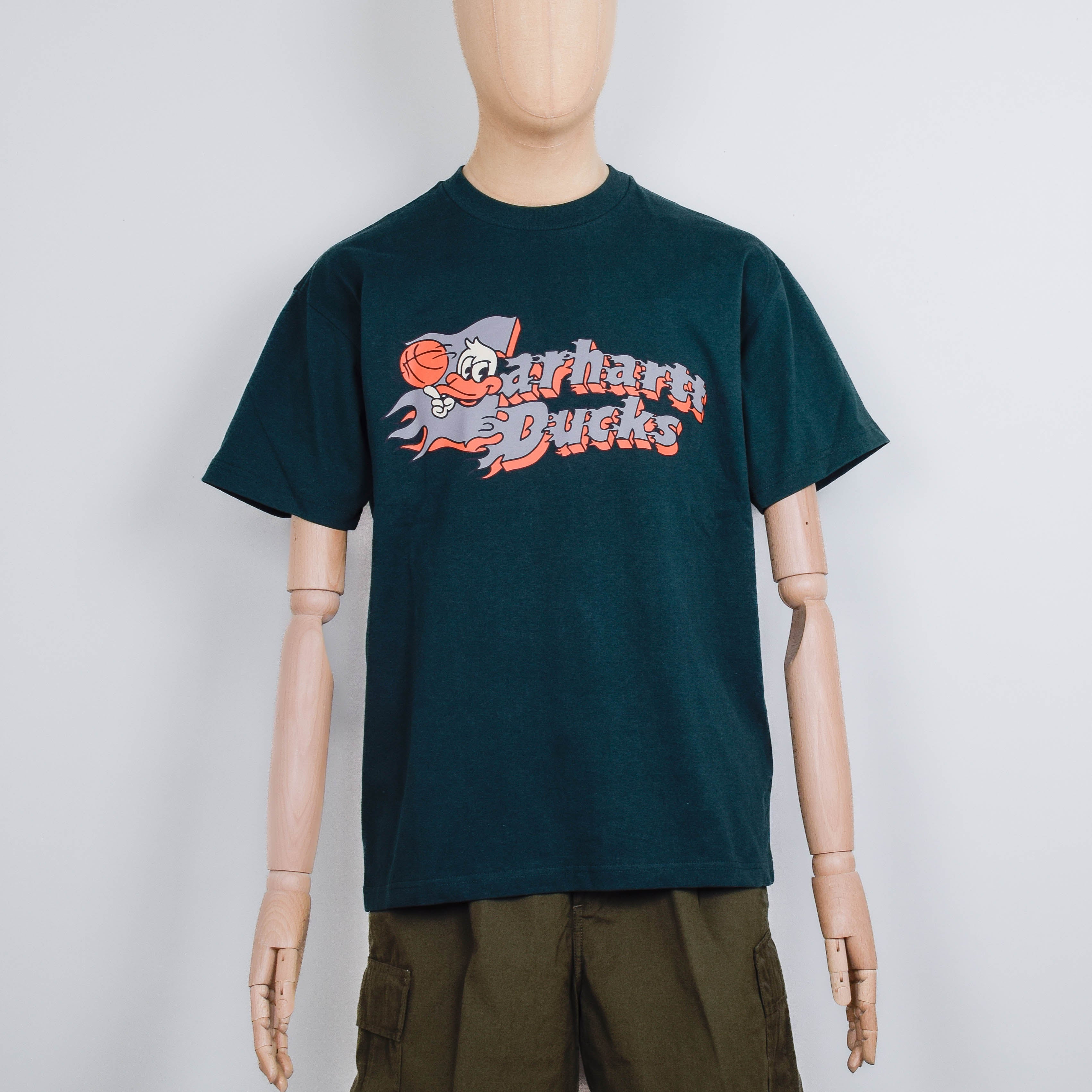 [CARHARTTWIP] S/S FLAMING DUCKS T-SHIRT ★大人気★ Carhartt WIP S/S Flaming Ducks T-Shirt Black | Cultizm