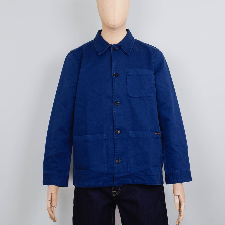 Nudie Jeans Barney Worker Jacket - Mid Blue