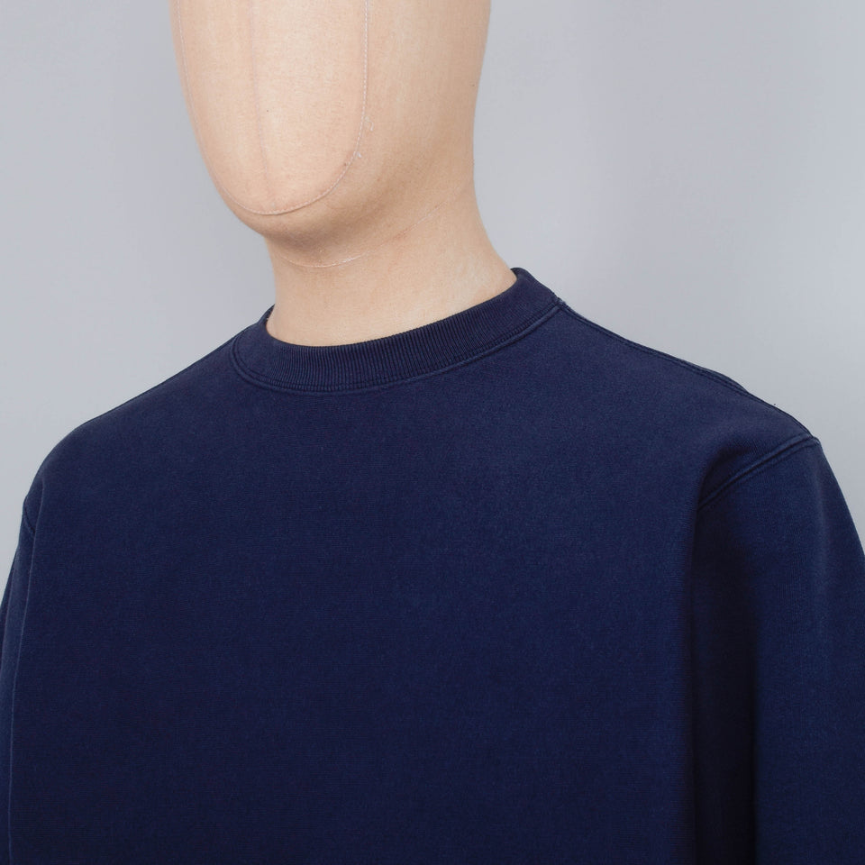 Nudie Jeans Hasse Crew Neck Sweatshirt - Navy