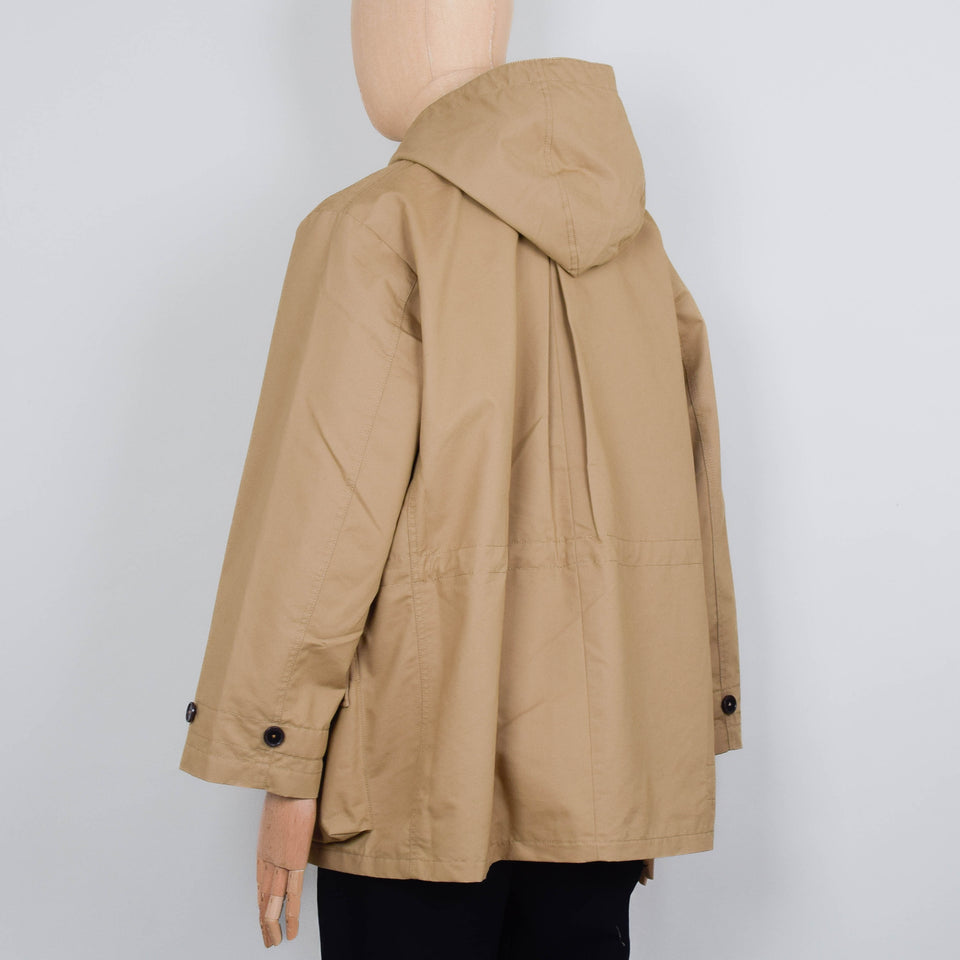 Universal Works Boston Parka Brushed Polytech - Sand