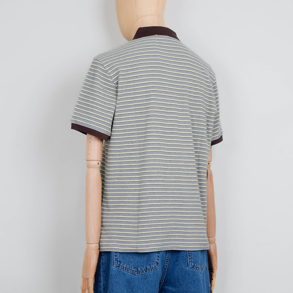 Carhartt WIP Dion Polo Cotton Waffle - Dion Stripe Waffle