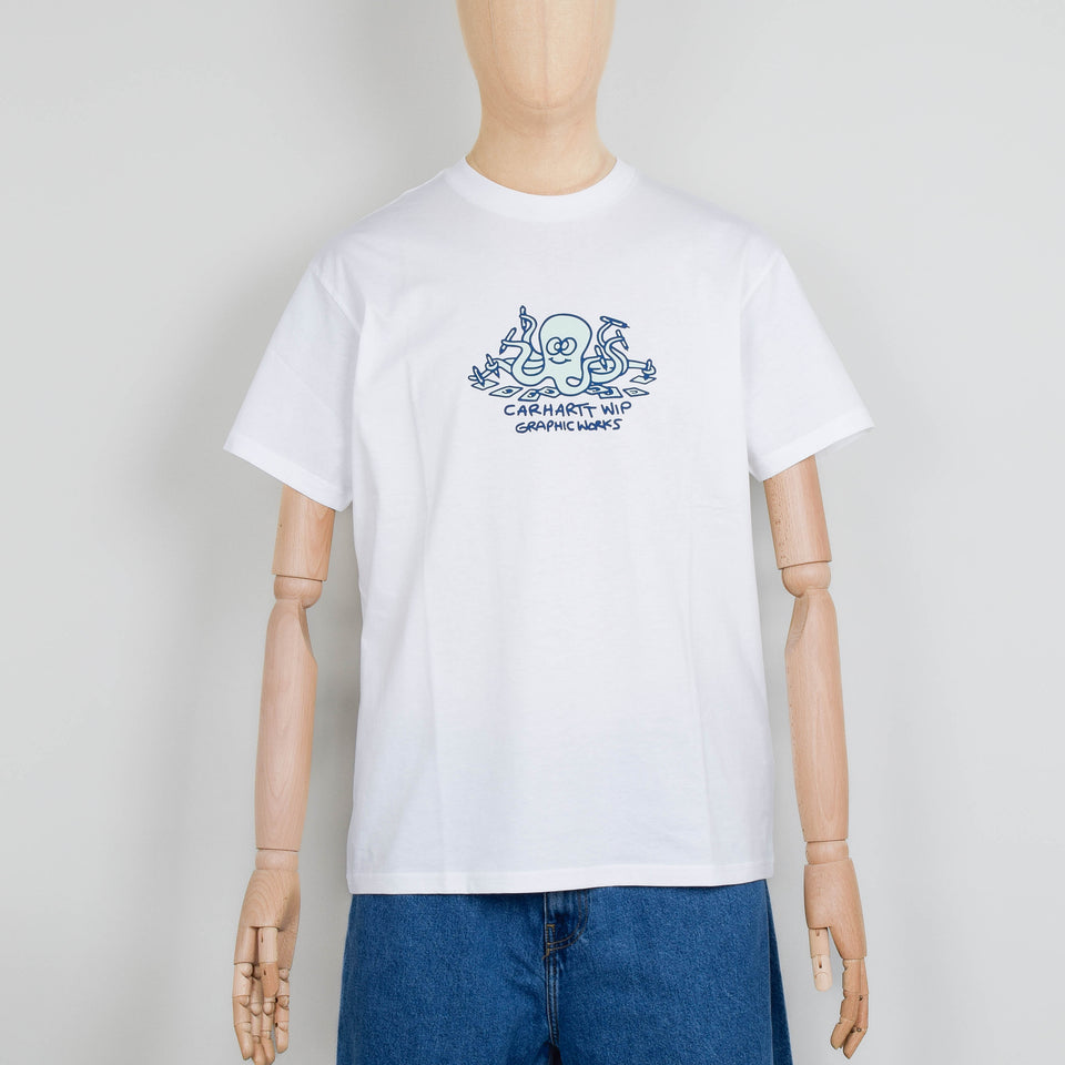 Carhartt WIP S/S Ink Lab T-Shirt Single Jersey - White