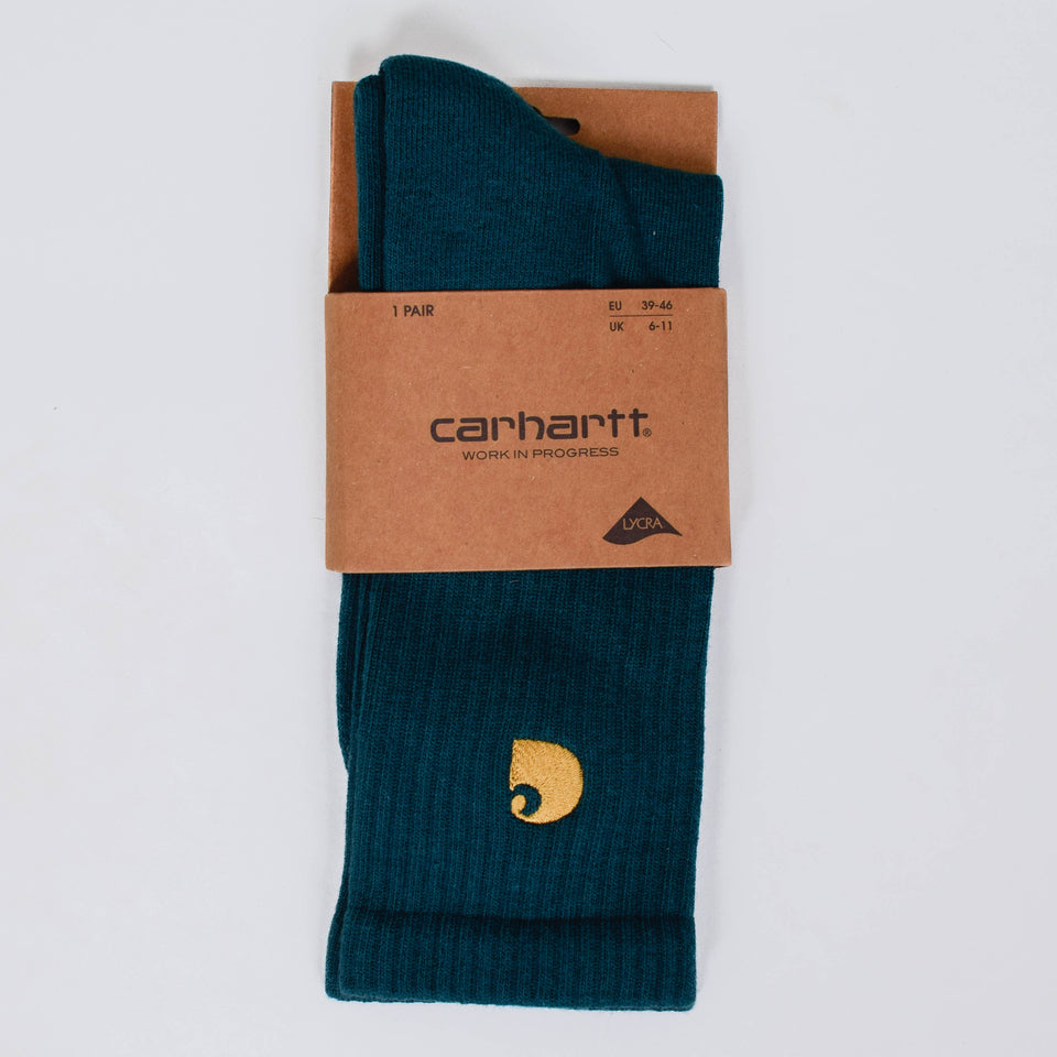 Carhartt WIP Chase Socks - Chevril / Gold