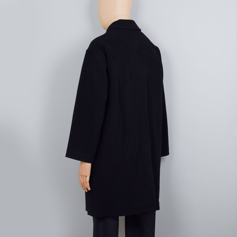 Danton Long Wool Coat - Black