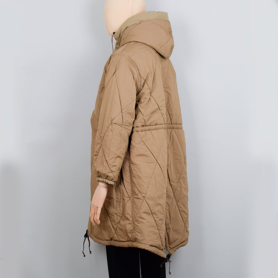 Universal Works Diamond Quilt Parka - Brown