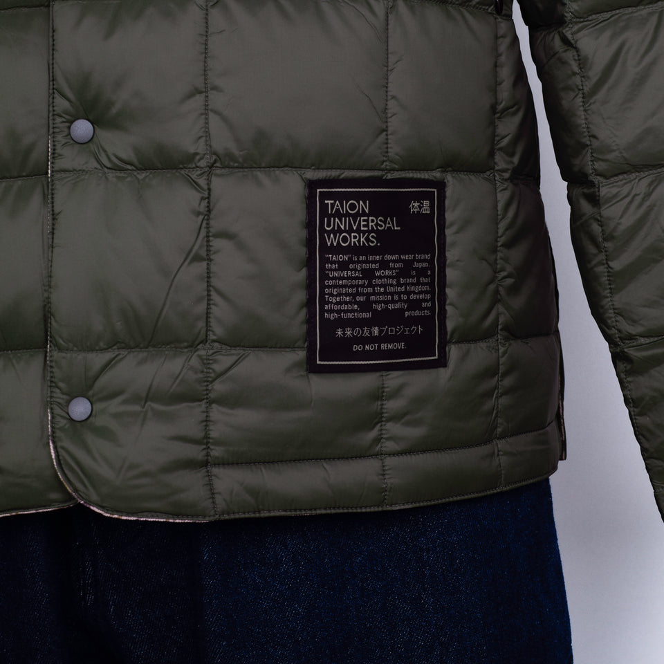 Universal Works x Taion Military Line Liner Jacket (Reversible) - Dark Olive