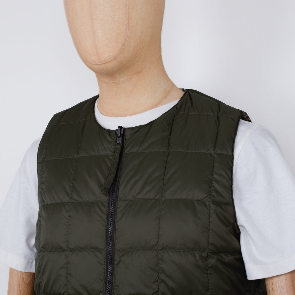 Universal Works x Taion Military Liner Vest (Reversible) - Dark Olive