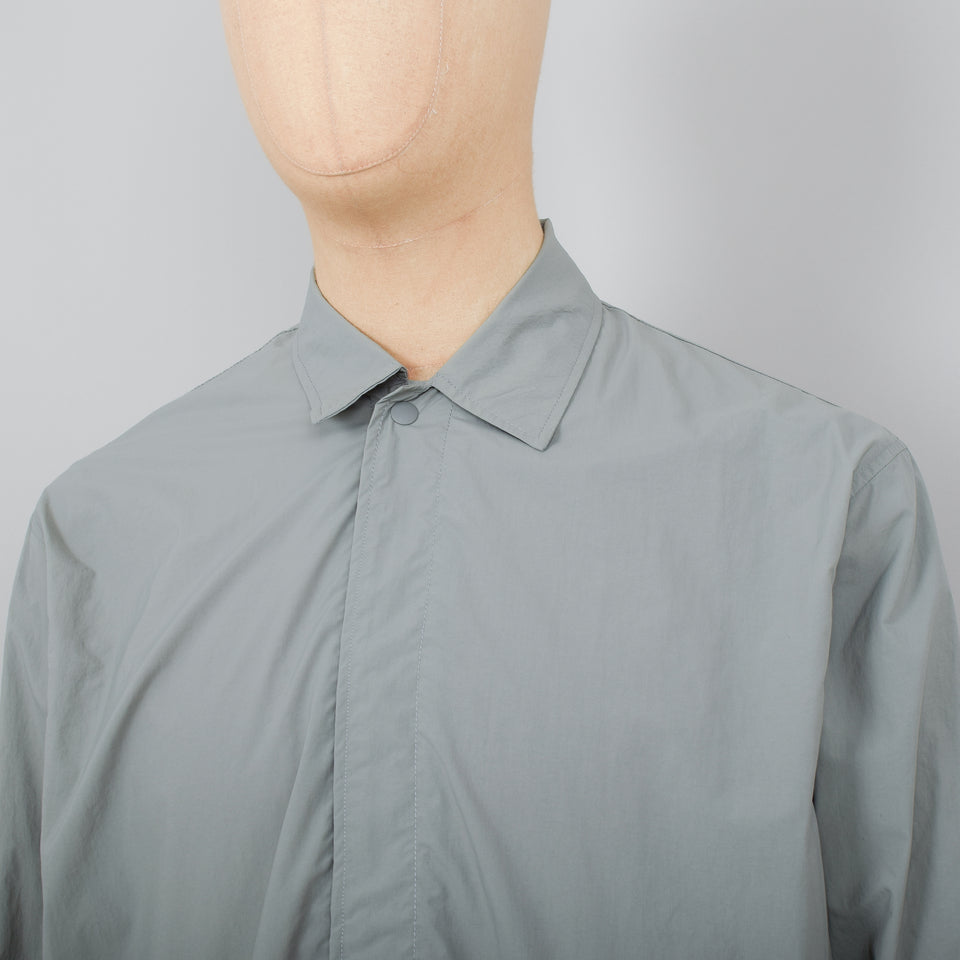 Uniform Bridge Fishtail Shirt - Khaki Grey