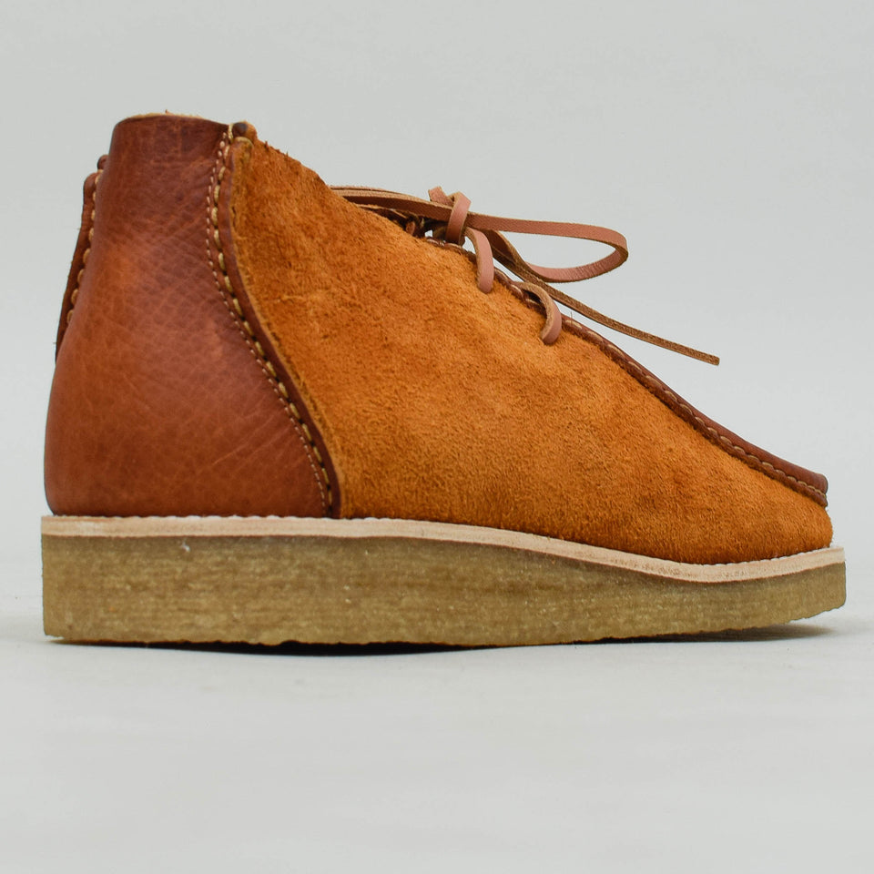 Yogi Torres Leather/Reverse Chukka Boot - Chestnut Brown