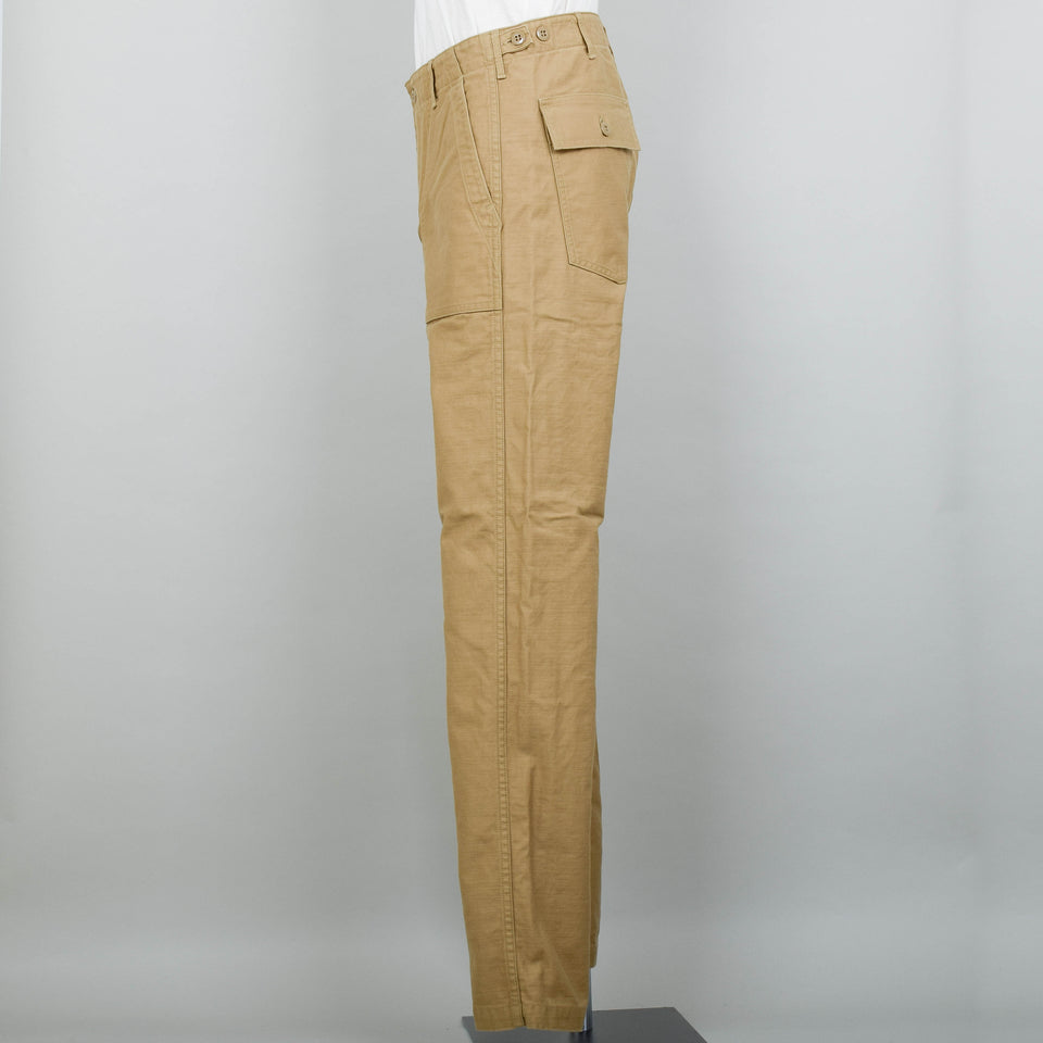 OrSlow Slim Fit Fatigue Pants - Khaki