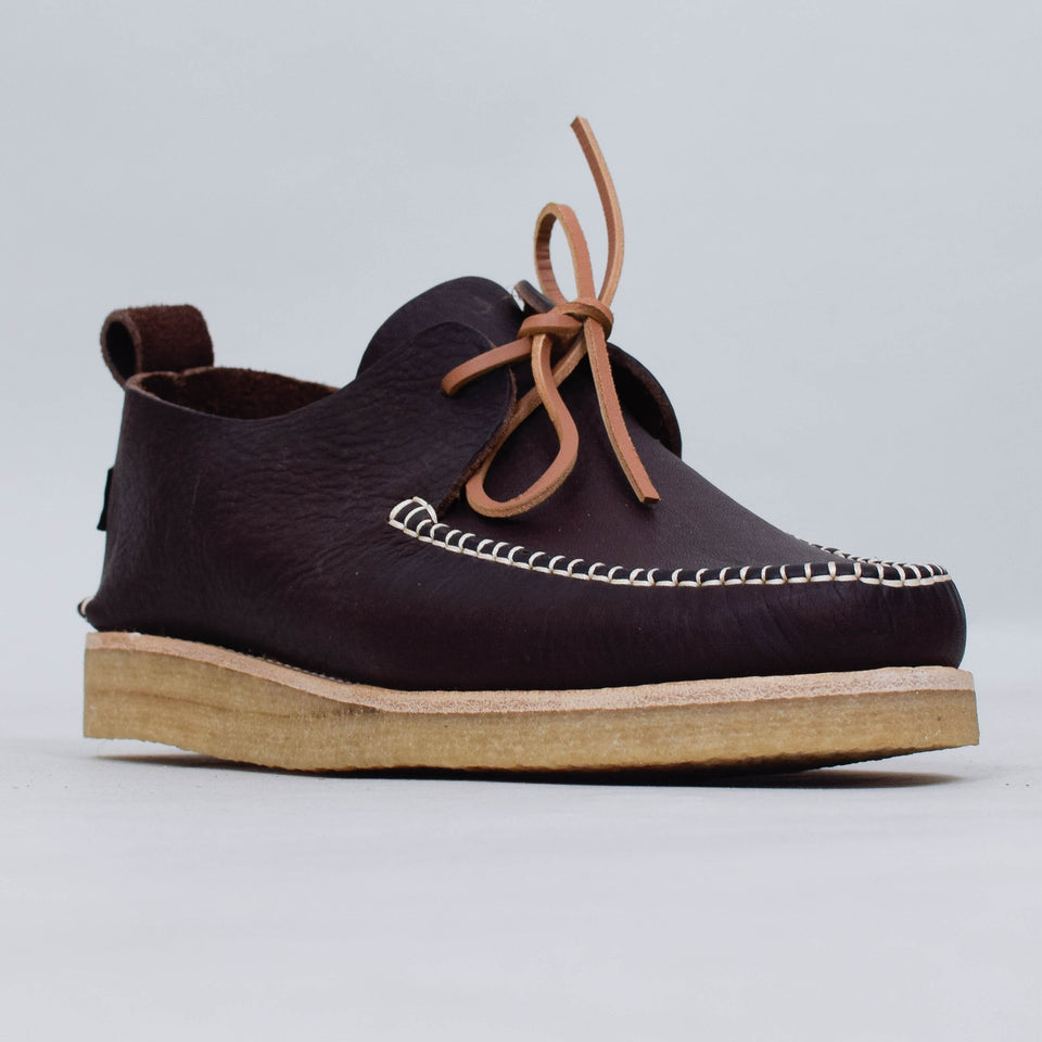 Yogi Lawson Tumbled Leather Shoe - Dark Brown