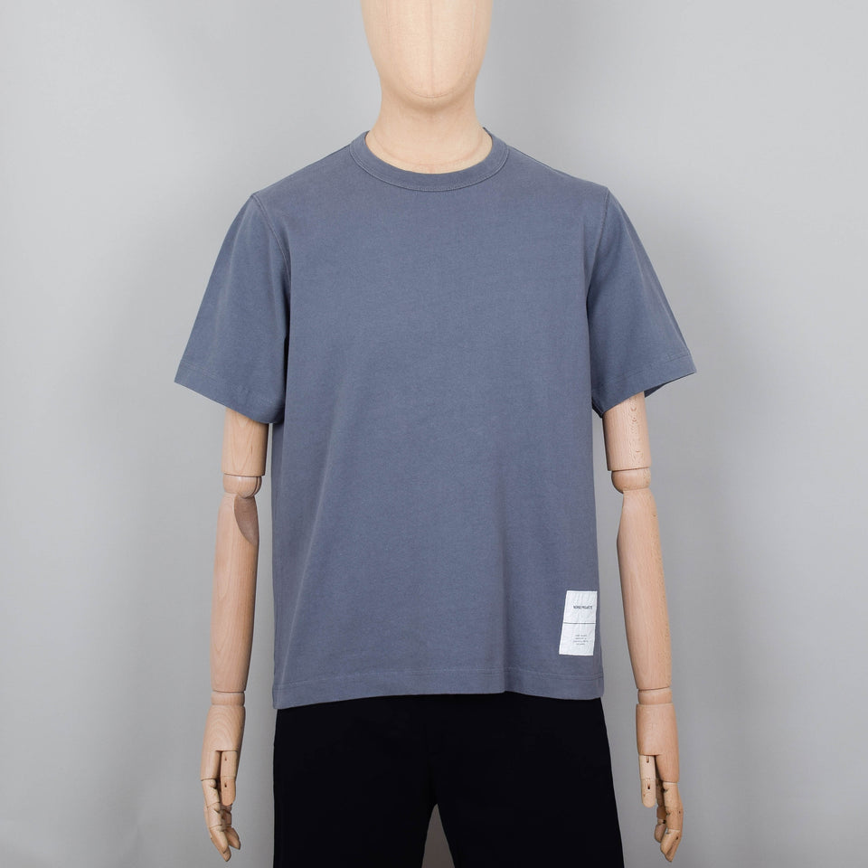 Norse Projects Holger Tab Series SS T-Shirt - Magnet Grey